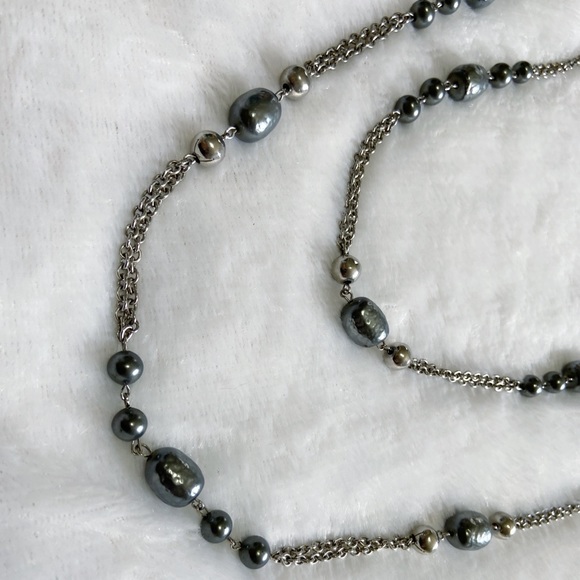 Vintage Very Long Beaded Necklace - Picture 3 of 4